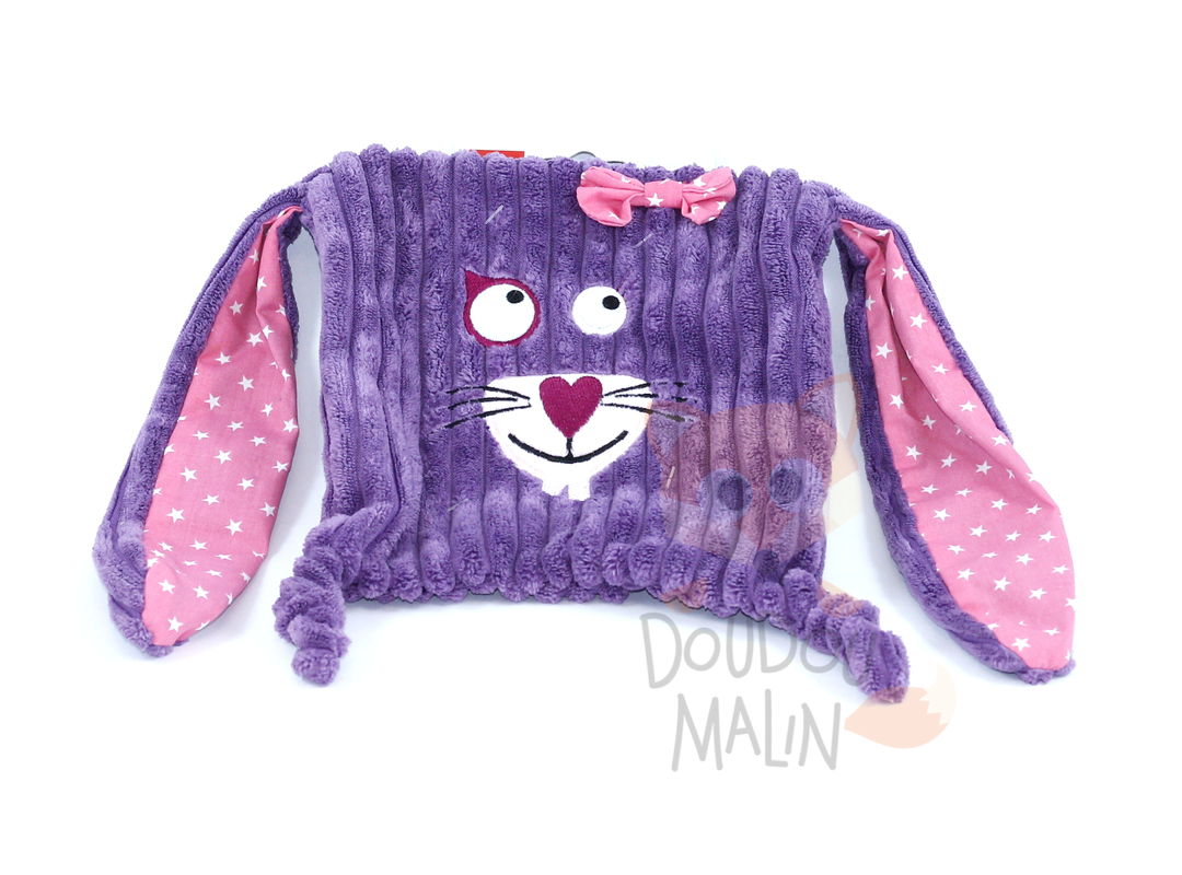 Influx baby comforter pink purple rabbit 